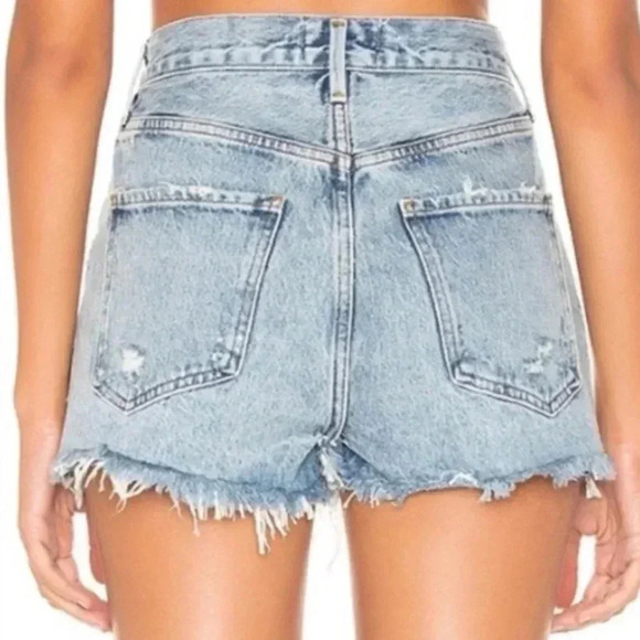 Agolde Jaden Denim Shorts Size 26 - Picture 3 of 9